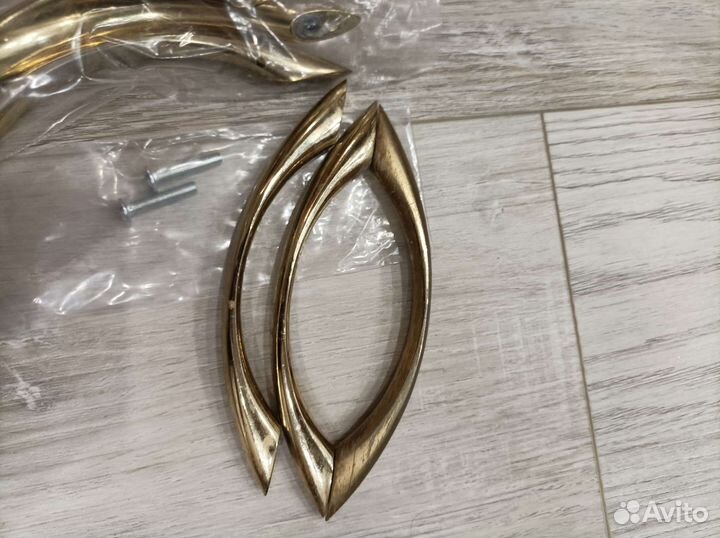 Дверные ручки на шкафы 96мм. 18 шт