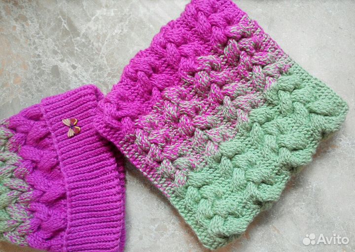 Шапка и снуд (вязание на заказ)