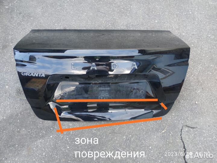 Крышка богажника LADA granta
