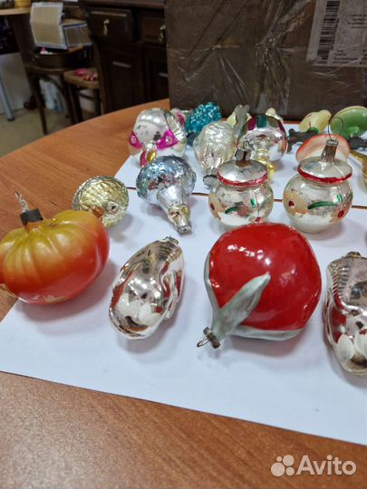 Елочные игрушки стекло