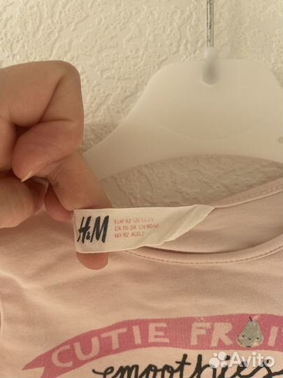 Лонгслив. 3шт. H&M. 80-86р