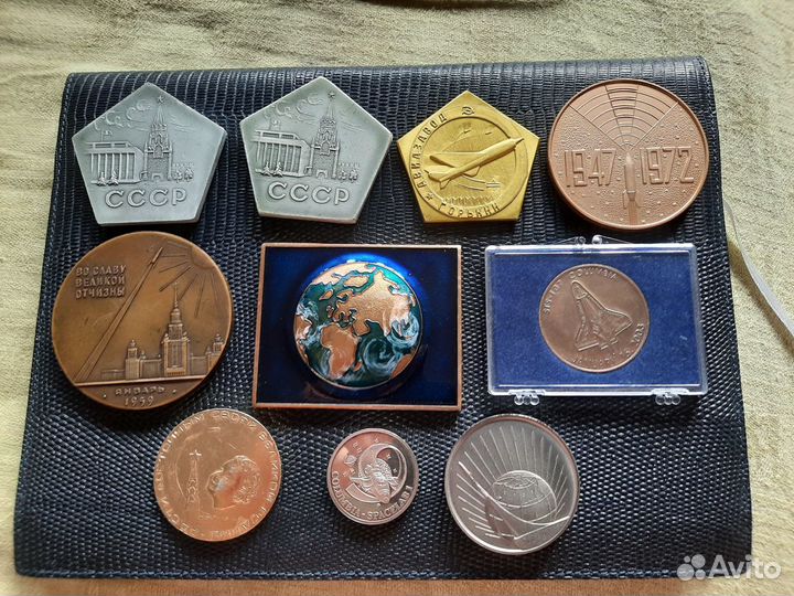 Космос СССР медали вымпелы плакетки