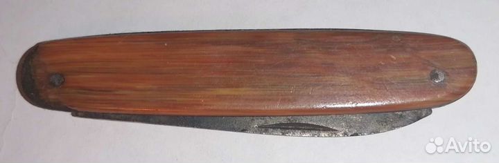 Старенький туристический перочинный складной нож