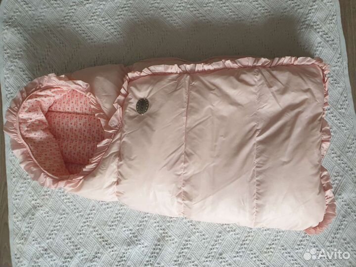 Конверт на выписку для девочки весна/осень