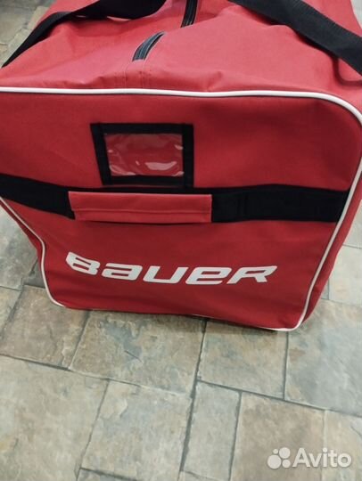 Хоккейный баул без колёс 34 красный