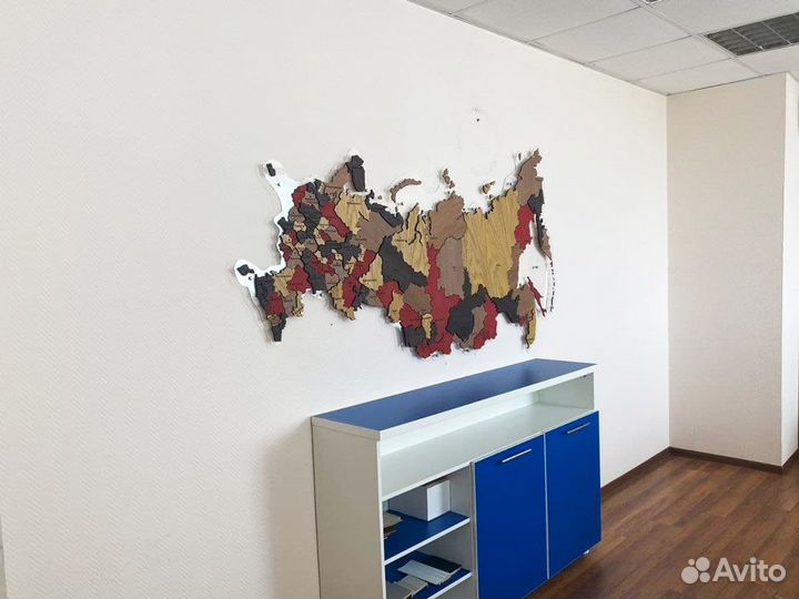 Карты России из дерева Якутск