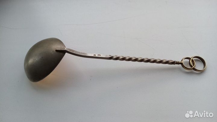 Ложка серебряная 916 проба, салатная