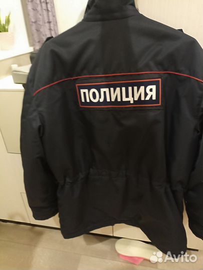 Куртка зимняя полиция, бушлат полиция