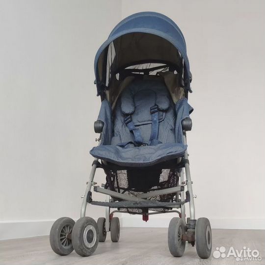 Коляска трость Maclaren quest denim