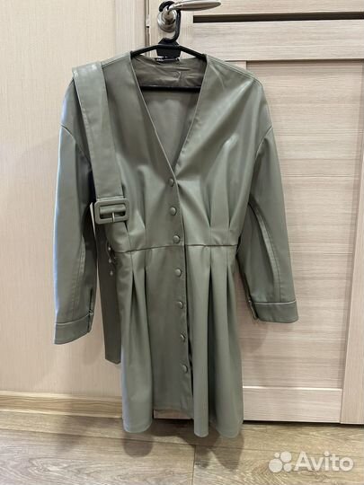 Платье кожаное Zara