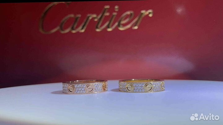 Обручальное кольцо Cartier Love Ring 0,4ct