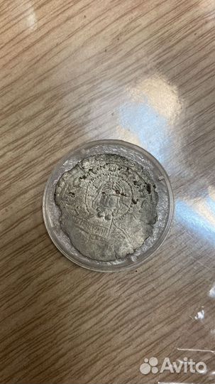 Монета серебряник князя Владимира конец 10 века