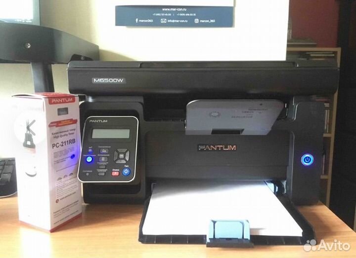 Принтер лазерный мфу pantum m6500w