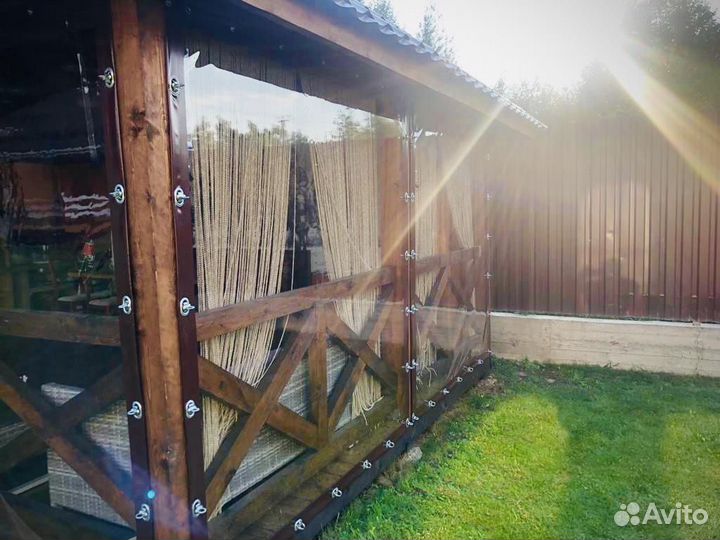 Мягкие окна на беседку, террасу, веранду