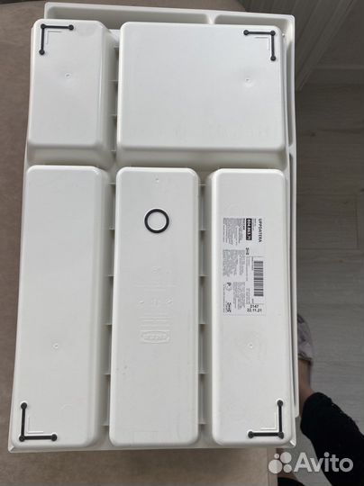 Лоток для столовых приборов, белый, 32x50 см IKEA