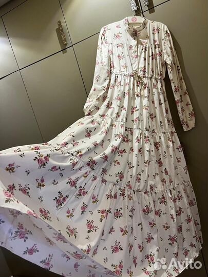 Платье в пол, макси