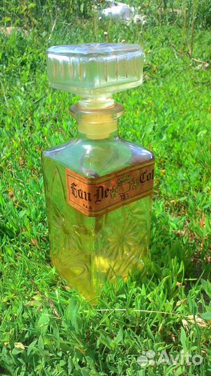 Одеколон в хрустальном флаконе 1986 г