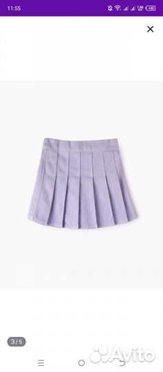 Джинсовая юбка для девочки 80