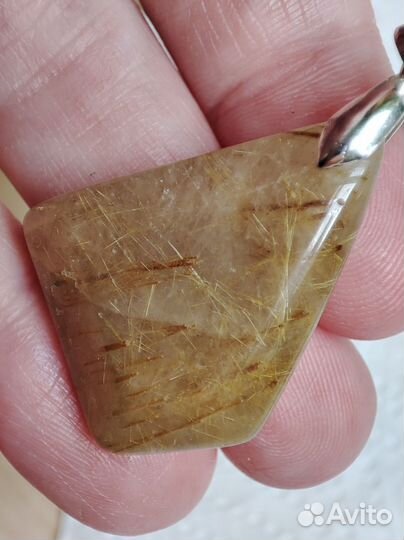 Волосатик кулон 7г на цепочке