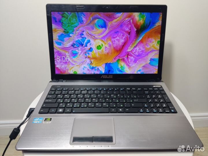 Мощный, быстрый Asus Core i5, 6Gb, SSD128Gb, 540M