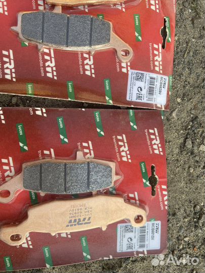 Колодки передние задние на kawasaki versus