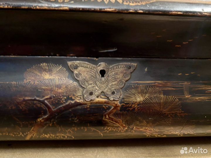 Старинная шкатулка Старый китай