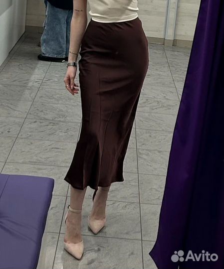 Атласная юбка