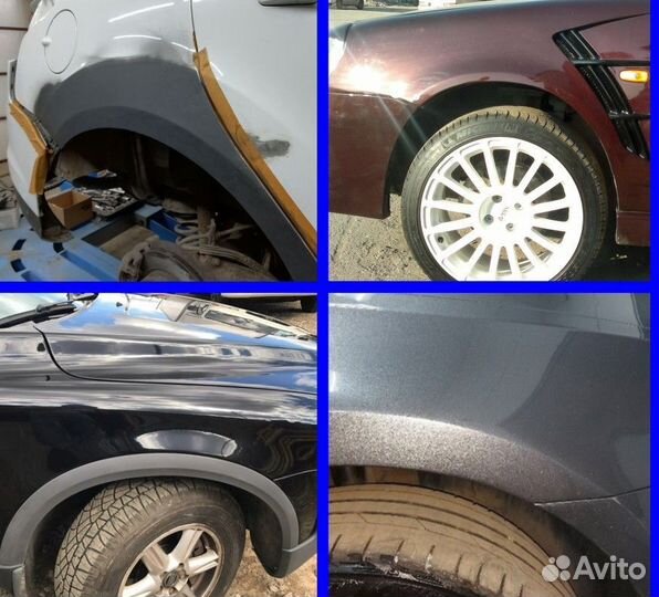 Ремонтная Арка правая задняя для Daewoo Nexia Рестайлинг