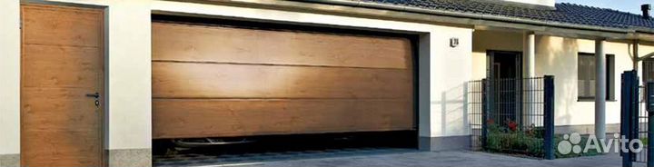 Гаражные секционные ворота