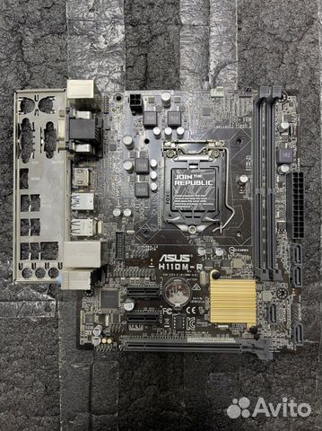 Материнская плата asus H110M-R купить в Москве | Электроника | Авито