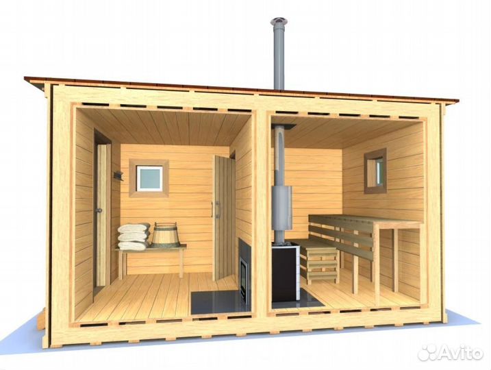Баня от производителя за 2-5 дней