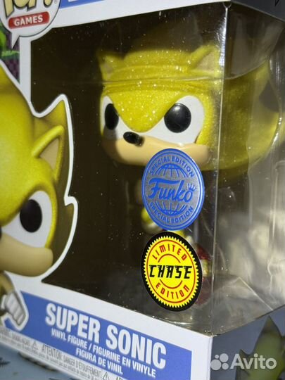 Funko pop Super Sonik w/Chase Exc.#923