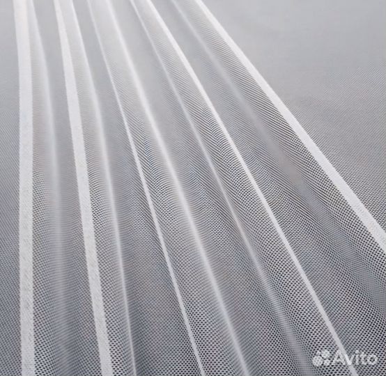 Тюль новый (белый)