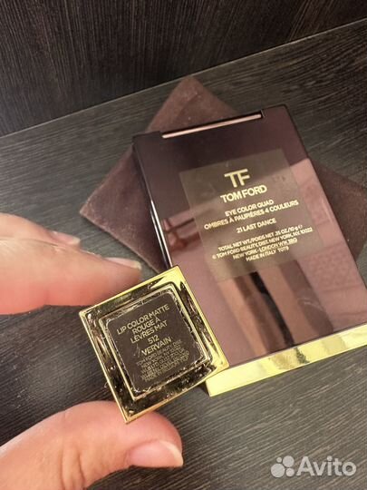 Tom ford палетка теней 21last и помада матовая 512