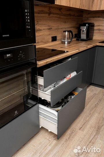 Современная кухня на заказ мдф фасады