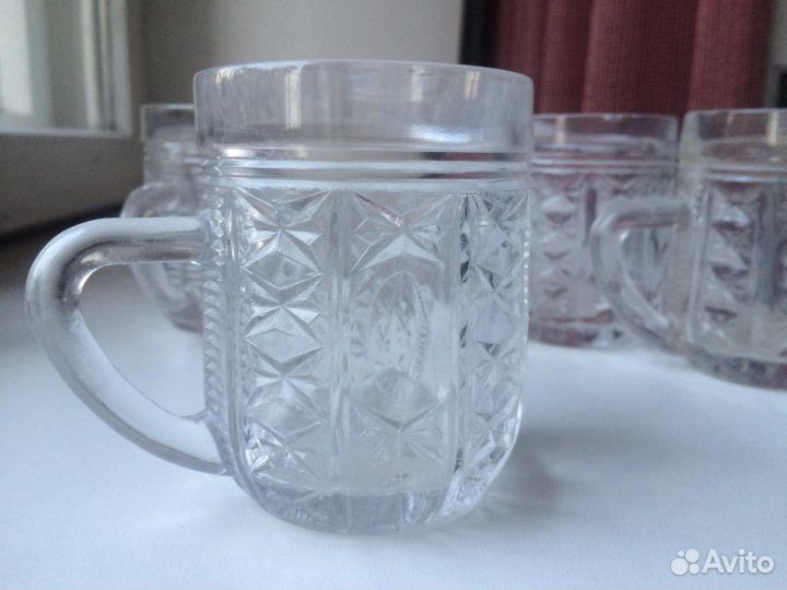 Хрустальные кружки бокальчики СССР