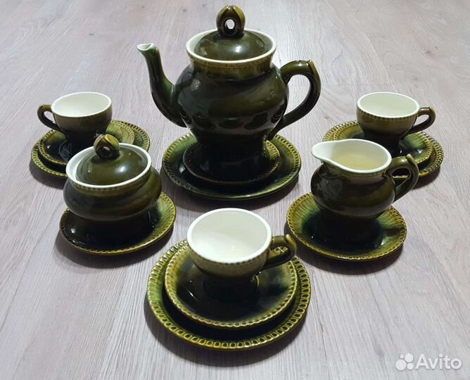 Сервиз кофейный (25 предметов). Конаково зик