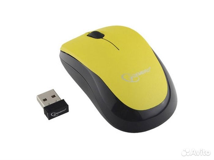 Мышь беспроводная Gembird musw-360-LM 2.4ггц лайм