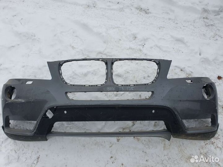 Бампер передний BMW X3 F25 дорест