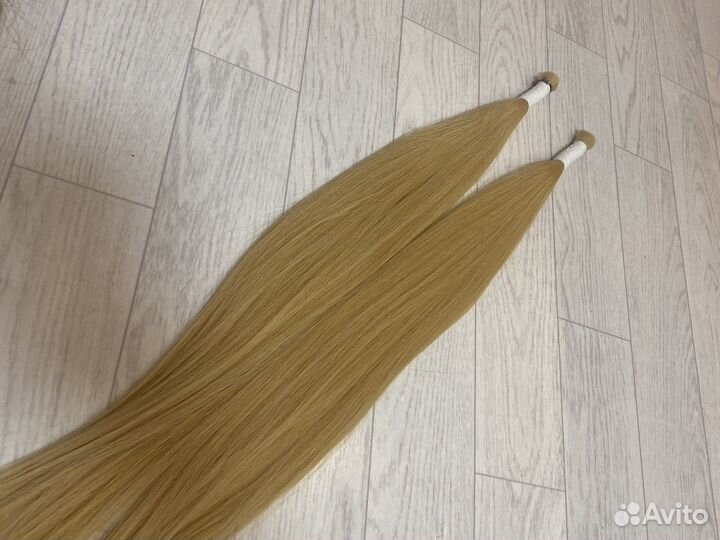 Волосы для наращивания 70 см блонд
