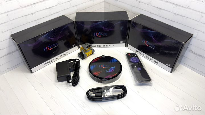 Android TV9 H96 Max X3 8K 4/32 без WiFi