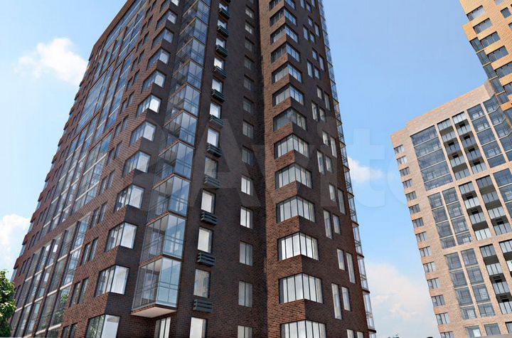 2-к. квартира, 49,8 м², 9/17 эт.