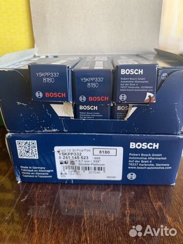 Свечи bosch 0241145523 (y5kpp332) 4 штуки