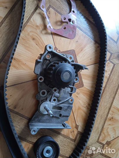 Помпа ролики ремень грм logan2 двигатель К4М