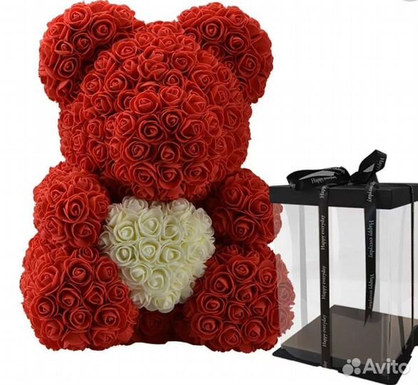 Мишки, цветы из форамириана