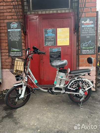 Электровелосипед колхозник mersi 60v15ah+аква