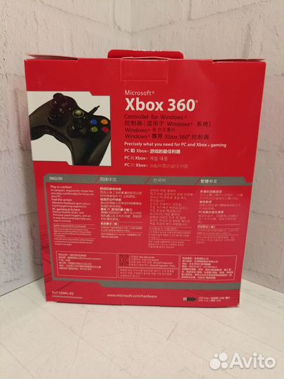 Геймпад Microsoft Xbox 360, проводной \ Новый