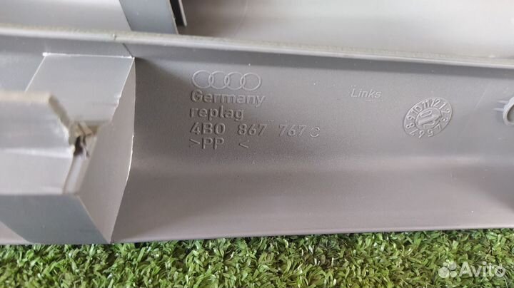 Накладки на порог салона Комплектом Audi A6 C5 ASN