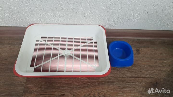 Лоток для кошек и миска