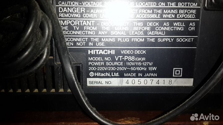 Hitachi vt-p88, sony SLV P51, пара